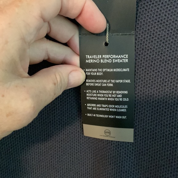 NWT Jos. A. Bank Traveler V Neck Sweater Sz XXL Merino Wool/Poly Blend - Picture 6 of 8